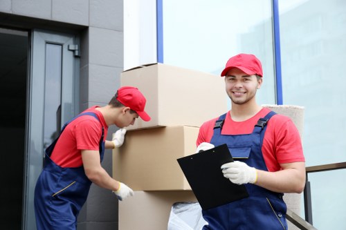 Removals van service supporting a move in Pimlico street