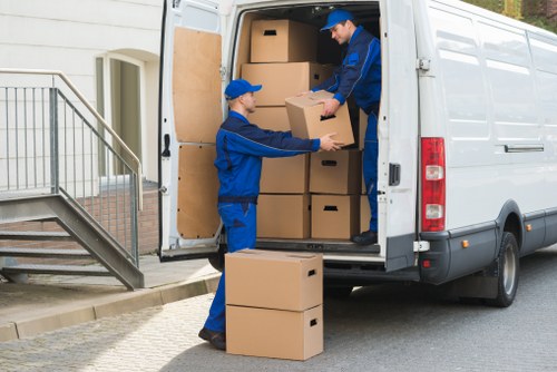 Removal team preparing a home move in Pimlico