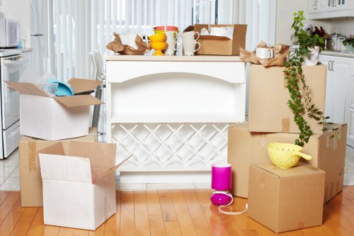 Local unpacking support for a Pimlico residential or office relocation
