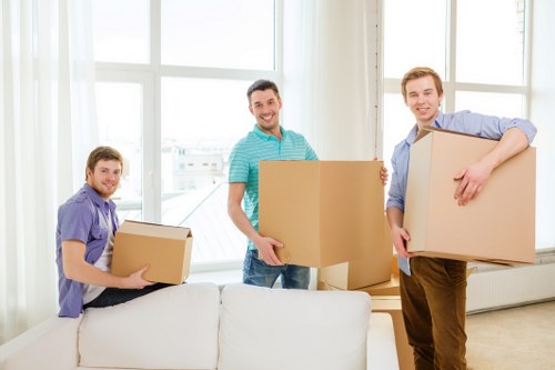Careful furniture moving through a Pimlico property